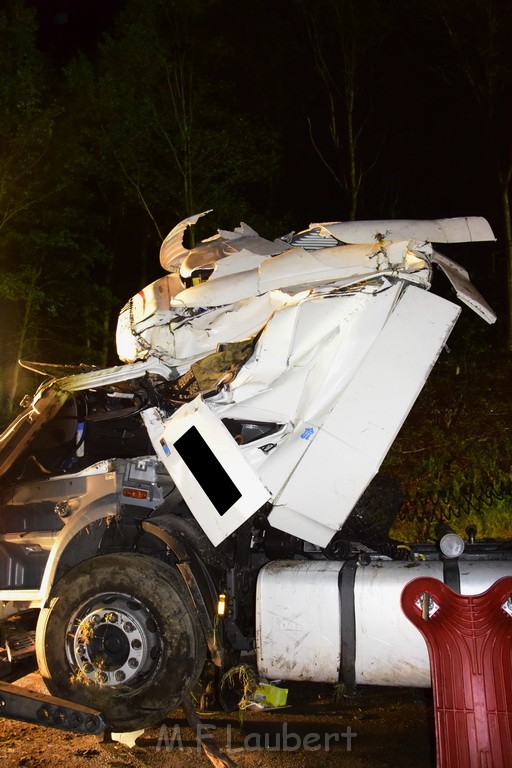 VU Gefahrgut LKW umgestuerzt A 4 Rich Koeln Hoehe AS Gummersbach P770.JPG - Miklos Laubert